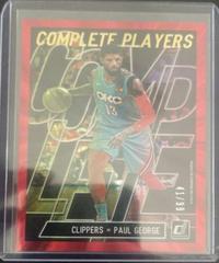 Paul George [Red Laser] #14 Basketball Cards 2019 Panini Donruss Complete Players Prices