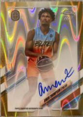Amen Thompson [Gold RayWave Refractor] Basketball Cards 2021 Topps Chrome OTE Overtime Elite Autographs Prices
