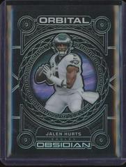 Jalen Hurts [Yellow Electric Etch] #18 Football Cards 2023 Panini Obsidian Orbital Prices