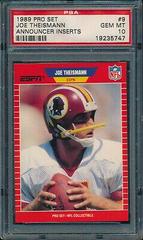 Joe Theismann Football Cards 1989 Pro Set Announcer Inserts Prices