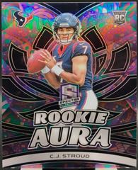 C.J. Stroud [Psychedelic] #19 Football Cards 2023 Panini Spectra Rookie Aura Prices