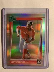 Hunter Greene Baseball Cards 2021 Panini Donruss Optic Rated Prospect Prices