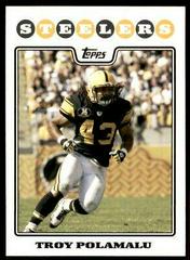 Troy Polamalu #109 Football Cards 2008 Topps Kickoff Prices