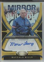 Marv Levy [Gold] #MS-ML Football Cards 2021 Panini Certified Mirror Signatures Prices