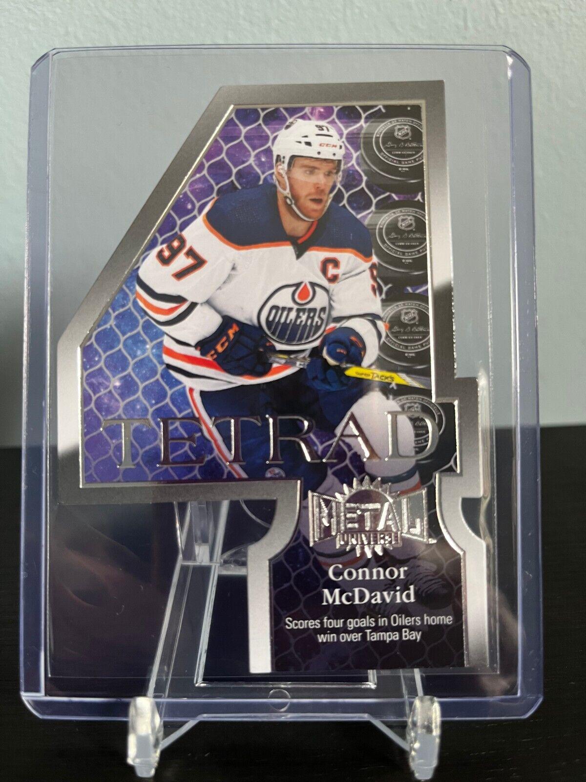 Connor McDavid TR20 Prices 2022 Skybox Metal Universe Tetrad