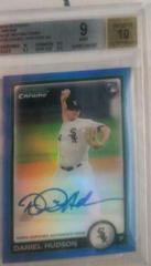 Daniel Hudson [Blue Refractor Autograph] Baseball Cards 2010 Bowman Chrome Prices
