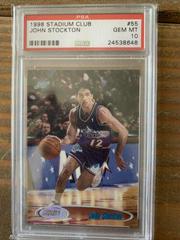 John Stockton Basketball Cards 1998 Stadium Club Prices
