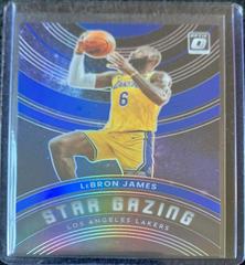 LeBron James [Blue] #12 Basketball Cards 2022 Panini Donruss Optic Star Gazing Prices