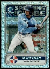 Wander Franco [Mega Box Mojo] #STG-WF Baseball Cards 2020 Bowman Chrome Spanning the Globe Prices