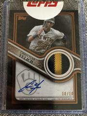 Christian Yelich #TRAP-CY Baseball Cards 2023 Topps Series 1 Reverence Autograph Patch Prices