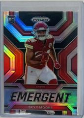 Skyy Moore [Silver] #E-16 Football Cards 2022 Panini Prizm Emergent Prices