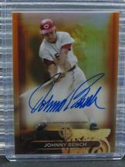Johnny Bench [Orange] #PTGA-JB Baseball Cards 2024 Topps Tribute Pillars of the Game Autograph Prices