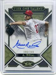 Aaron Nola Baseball Cards 2023 Topps Tier One Talent Autographs Prices