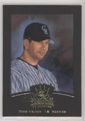 Todd Helton Baseball Cards 2002 Donruss Diamond Kings Prices