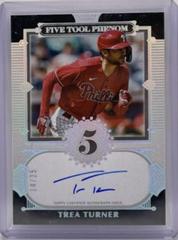 Trea Turner #FTP-TT Baseball Cards 2023 Topps Five Star Five Tool Phenom Autograph Prices