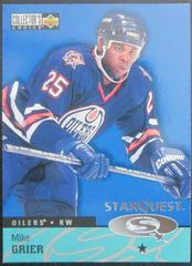 Mike Grier Hockey Cards 1997 Collector's Choice Starquest Prices