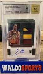 Evan Mobley [Green] Basketball Cards 2021 Panini One and One Rookie Autographs Prices