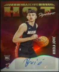 Nikola Jovic [Red] Basketball Cards 2022 Panini Hoops Hot Signatures Rookies Prices