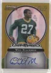 Will Blackmon [Autograph Refractor] #BS-WB Football Cards 2006 Bowman Sterling Prices