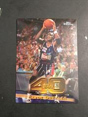 Clyde Drexler [Refractor] #T13 Basketball Cards 1997 Topps Chrome Topps 40 Prices