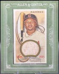 Jose Ramirez #MFR-JR Baseball Cards 2023 Topps Allen & Ginter Mini Framed Relics Prices