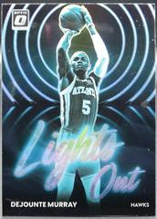 Dejounte Murray [Holo] #7 Basketball Cards 2022 Panini Donruss Optic Lights Out Prices