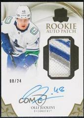 Olli Juolevi [Gold Autograph Patch] Hockey Cards 2020 Upper Deck The Cup Prices