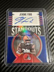 Jerome Ford [Blue] #SS-15 Football Cards 2023 Panini Absolute Signature Standouts Prices