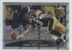 Troy Polamalu [Xfractor] Football Cards 2009 Topps Chrome Prices