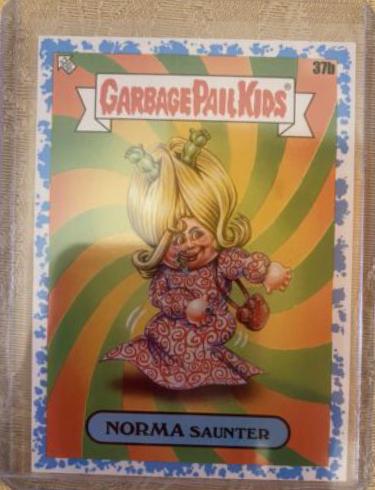 Norma Saunter [Blue] #37b Garbage Pail Kids Intergoolactic Mayhem