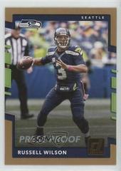 Russell Wilson [Bronze Press Proof] #119 Football Cards 2017 Panini Donruss Prices