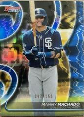 Manny Machado [Blue Refractor] #15 Baseball Cards 2020 Bowman's Best Prices