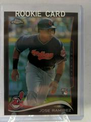 Jose Ramirez [Black Refractor] #45 Baseball Cards 2014 Topps Chrome Prices