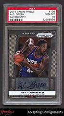 A.C. Green #106 Basketball Cards 2013 Panini Prizm Autograph Prices