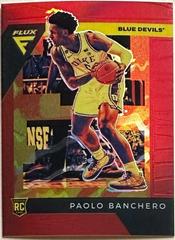 Paolo Banchero [Red] Basketball Cards 2022 Panini Chronicles Draft Picks Flux Prices
