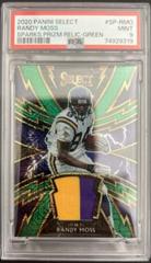 Randy Moss [Sparks Green Prizm] Football Cards 2020 Panini Select Sparks Prices