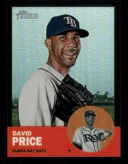 David Price [Black Refractor] Baseball Cards 2012 Topps Heritage Chrome Prices