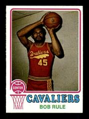 Bob Rule Basketball Cards 1973 Topps Prices
