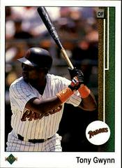 Tony Gwynn #384 Baseball Cards 1989 Upper Deck Prices