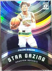 Jalen Green [Holo] #2 Basketball Cards 2022 Panini Donruss Optic Star Gazing Prices