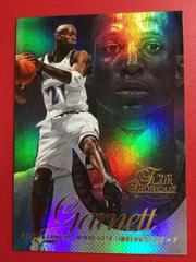 Kevin Garnett [Row 2] Basketball Cards 1996 Flair Showcase Prices
