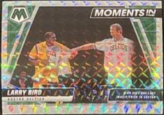 Larry Bird [Fast Break Silver] Basketball Cards 2021 Panini Mosaic Moments in Time Prices