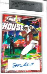 Jalen Tolbert [Crystal Red] Football Cards 2022 Leaf Valiant Autographs Take it to the House Prices