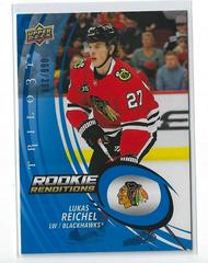 Lukas Reichel [Blue] Hockey Cards 2022 Upper Deck Trilogy Rookie Renditions Prices