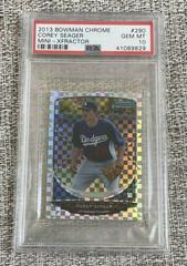 Corey Seager [Xfractor] Baseball Cards 2013 Bowman Chrome Mini Prices