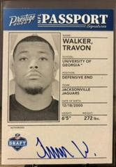 Travon Walker Football Cards 2022 Panini Prestige NFL Passport Signatures Prices