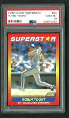 Robin Yount #84 Baseball Cards 1992 Score Superstars Prices
