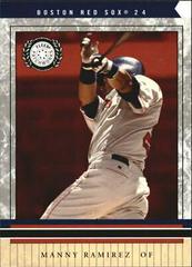 Manny Ramirez [Star Ruby] #24 Baseball Cards 2003 Fleer Patchworks Prices