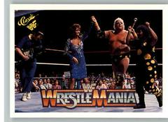 Dusty Rhodes, Sapphire, Miss Elizabeth Wrestling Cards 1990 Classic WWF The History of Wrestlemania Prices