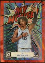 Ja Morant [Red Wave] Basketball Cards 2020 Panini Donruss Optic My House Prices